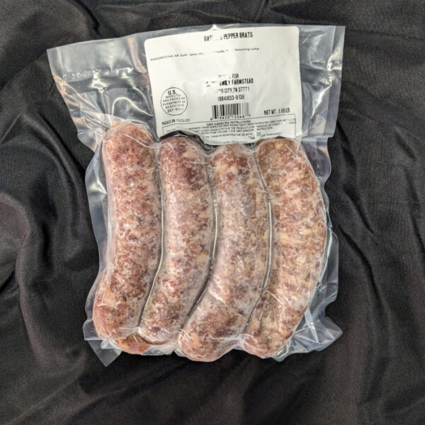Garlic Pepper Bratwurst